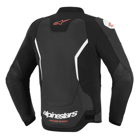 Alpinestars GP Force V2 Leather Jacket Black CE Armor Motorcycle Racing Jacket