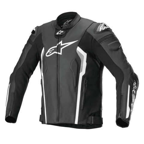 Alpinestars Missile V2 Leather Jacket Black CE Armor Racing Motorcycle Jacket