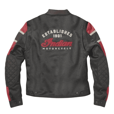 Indian Motorcycle Arlington Mesh Jacket Lightweight Breathable Biker Riding Coat