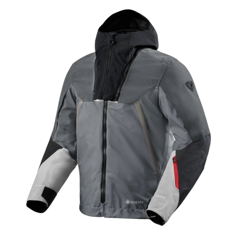 REV'IT! Stratum GTX Jacket Grey Waterproof Adventure Motorcycle Jacket