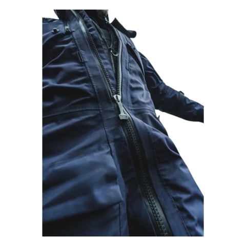 REV'IT! Paramount GTX One Piece Motorcycle Suit Dark Blue Waterproof Touring Suit