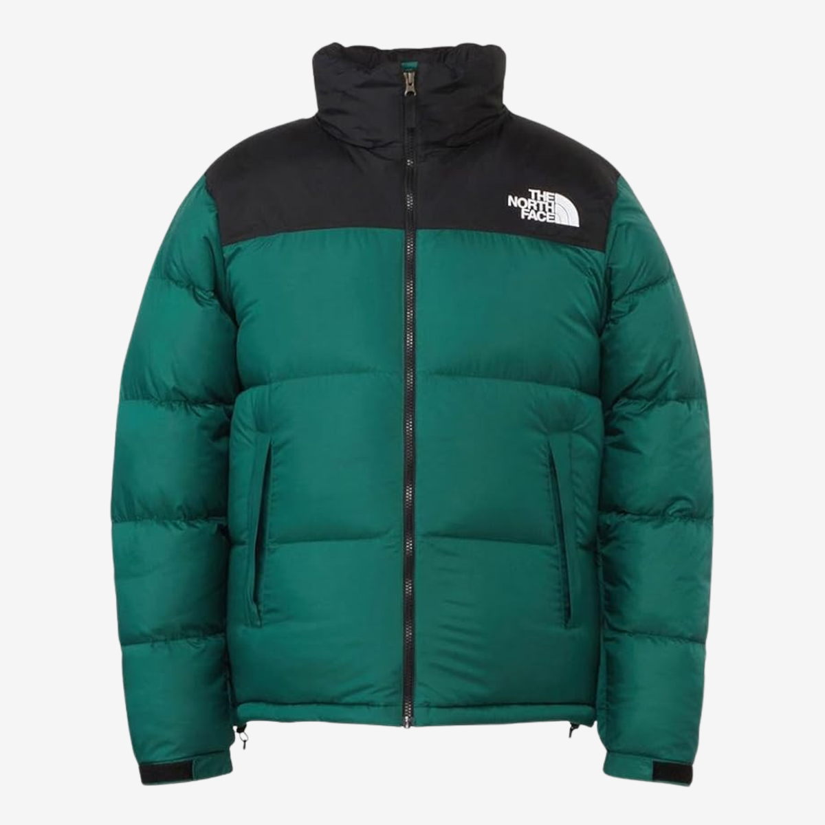 The North Face Nuptse 700 Puffer Jacket Green Black 1996 Retro Down Winter Coat