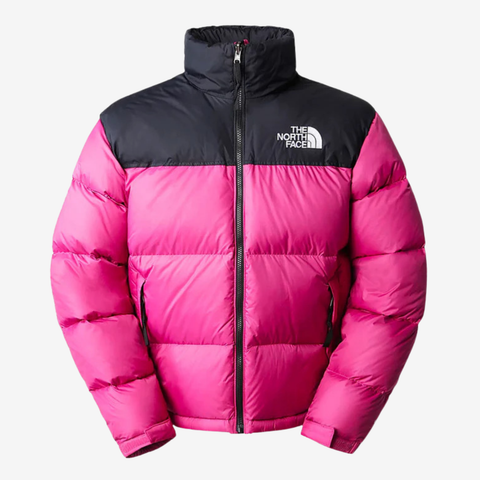 The North Face Nuptse 700 Puffer Jacket Pink Black 1996 Retro Down Winter Coat