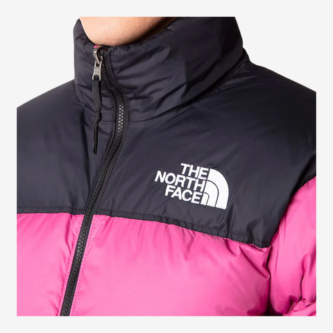 The North Face Nuptse 700 Puffer Jacket Pink Black 1996 Retro Down Winter Coat