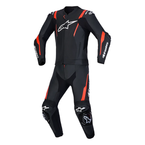 Alpinestars Missile V3 Leather Suit Set with SP-3 Gloves & SMX-6 V3 Boots Black Red