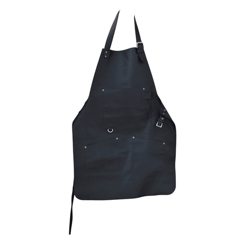 Maxkik Personalized Men's Leather Apron Full Grain Blacksmith BBQ Chef Apron